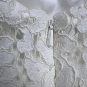 Bardot Adira Lace Mini Dress Orchid White Cream Ruffle Cocktail Party Sz M US 6 thumbnail 9