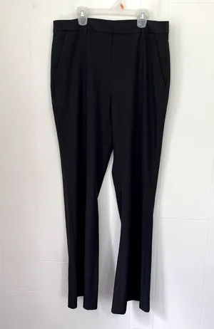 Banana Republic Black Bootcut Fit Dress Pants Work Trousers ~ Women’s Size 12 thumbnail 1