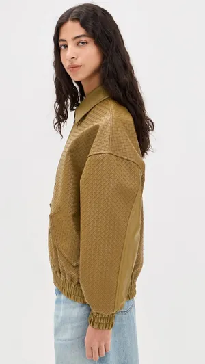 Lioness Green Bomber Jacket thumbnail 3
