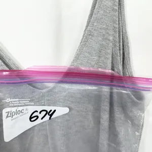 Intimately Free People Small Tank Top Gray Ribbed V-Neck Swing Cropped Sleep 674 thumbnail 8
