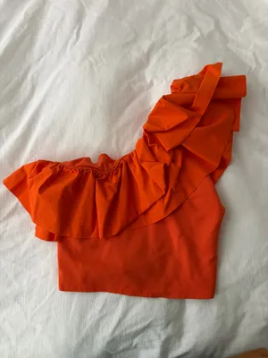 Anthropologie One-Shoulder Ruffle Top thumbnail 2