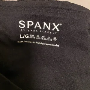 SPANX Black Compression Leggings Size Large thumbnail 4