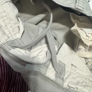 Hollister Baggy Skater Pants Womens S drawstring waist Tan Khaki Utility Surplus thumbnail 7