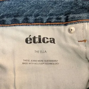 Etica The Ella Jeans Low Rise Baggy Denim Y2K Skater Size 25 thumbnail 4