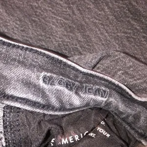 American eagle black baggy jeans size 6 short thumbnail 5