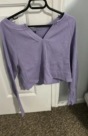 Purple Waffle Top thumbnail 1