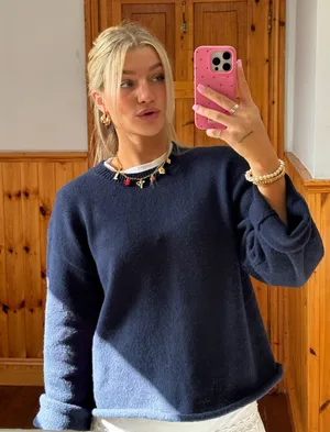 H&M Navy Sweater Set thumbnail 3