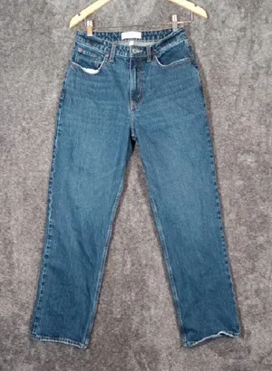 Abercrombie & Fitch Blue Straight Leg Jeans The Vintage High Rise Curve Love 27 thumbnail 1