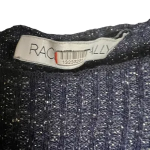 Rachel Pally Navy Metallic Ribbed Mara Maternity Long Sleeve Midi Dress Size S thumbnail 8