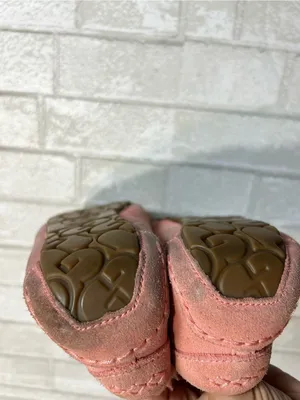 UGG Womans Rose Suede Shearling-Lined Moccasin Slippers thumbnail 6