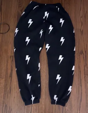 Starfit Lighting Blot Sweats Black Size L thumbnail 1