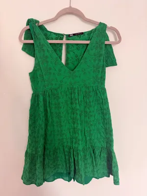 ZARA Dress Mini Green thumbnail 4