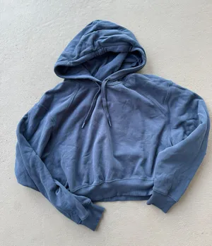 UGG, navy cropped hoodie thumbnail 1