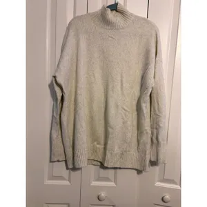 GAP Women's Oatmeal Speckled Mock Neck‎ Sweater Size XL thumbnail 2