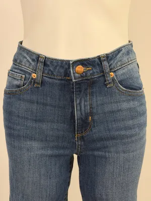 Sonoma Mid-Rise Straight Leg Blue Jeans thumbnail 2