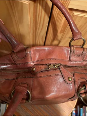 Banana Republic leather bowling-style bag or satchel thumbnail 4