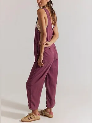 NWT Free People We The Free Jude One-Piece - rose brown mauve - Small thumbnail 5