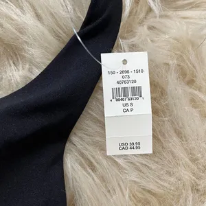NWT Offline By Aerie Real Me Low Key Racerback Sports Bra Black S thumbnail 3