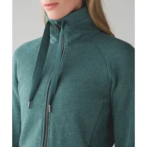 Lululemon &go Take-Off Fleece Heathered Deep Green Size 4 thumbnail 2
