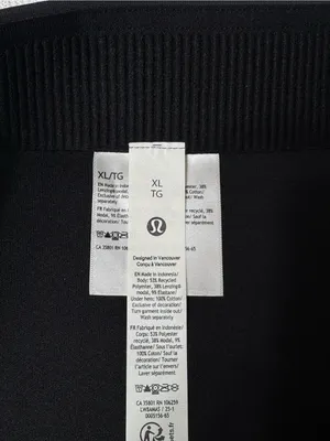 Lululemon Softstreme High Rise Mini Skirt Black XL NWT thumbnail 8