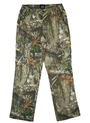 Realtree Edge Camo Cargo Pants Womens Medium Brown Pink Logo Hunting Gorpcore thumbnail 1