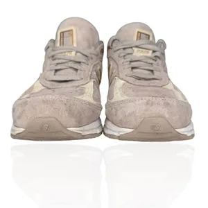 RARE New Balance 990v4 Women's Size‎ 9 Alabaster Suede Made In USA W990FA4 thumbnail 3