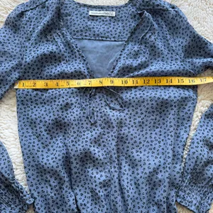 Abercrombie & Fitch Long Sleeve Blue Leopard Print Bodysuit - Size S thumbnail 5