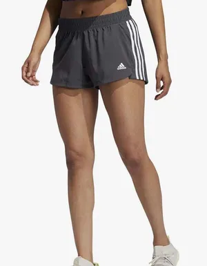 Adidas Women’s Pacer 3-Striped Woven Athletic Shorts thumbnail 1