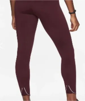 Athleta run free tight Women’s High-Waist Burgundy Leggings like new size xsp thumbnail 1
