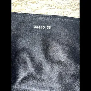 L.K.‎ BENNETT Black Leather Skinny Buckle Knee high Tall Quilted Riding Boots 38 thumbnail 3