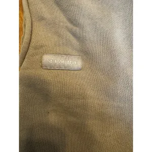SET ACTIVE Fleece Sweat Shorts Taupe Beige Raw Hem Lounge Athletic Shorts Size L thumbnail 6
