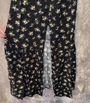 American Eagle Outfitters Floral Button-Front Midi Dress XXS thumbnail 4