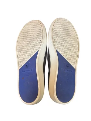 Rothy’s The Original Slip On Sneaker Navy Blue Knit Women’s 6.5 thumbnail 6