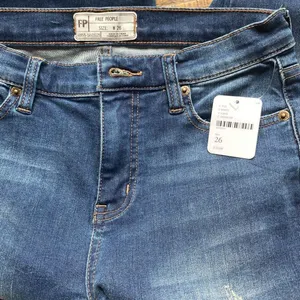 NWT Free People Raw Hem Distressed Jeans Size 2 thumbnail 16