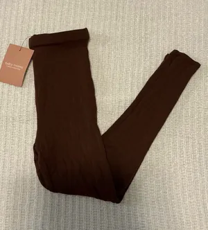 🆕 NWT Naked Wardrobe Baby Mama | Maternity Leggings | Chocolate thumbnail 1