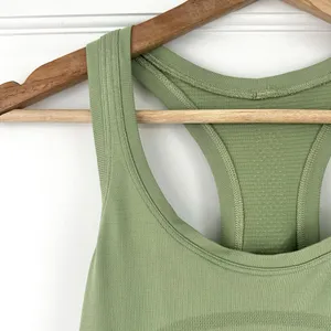 Lululemon Womens 6 Run Swiftly Tech Tank Top 2.0 Green Racerback hip length thumbnail 2