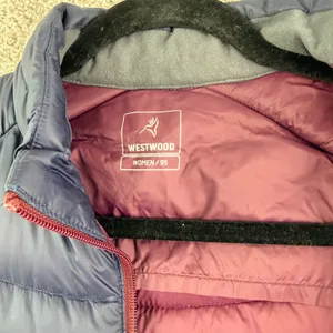 Westwood Puffer Jacket Size M Navy Blue Lightweight Minimalist Techwear Hiking thumbnail 5