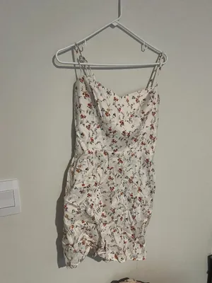 Reformation Roarke Linen Floral Dress in Gabrielle print thumbnail 5