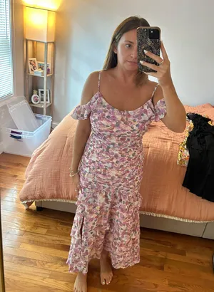 ASTR the label Daisy Dell Midi Dress thumbnail 4