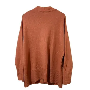 a new day Salmon/Orange Open Front Cardigan Sweater w/ Pockets thumbnail 4