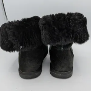 ABEO BIOsystem Black Suede Shearling Lined‎ Mid Calf Boots Womens Size 9 thumbnail 5