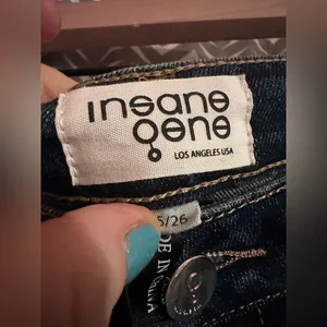 Insane Gene Los Angeles | Wide Leg Cropped Patchwork Jeans, 5/26 thumbnail 5