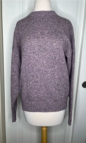 Vintage REI Purple Knit Wool Sweater Womens XL Fisherman Gorpcore Winter Cozy thumbnail 1