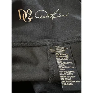 Dg2 Diana Gilman‎ Leggings Quilted Side Panel Athleisure Black L thumbnail 4