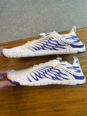 Hike Footwear HF LoraxPro Barefoot Shoes White Purple Zero Drop Wide Toe Size 10 thumbnail 4