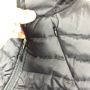 Athleta Jacket Womens Small Black Goose Down Puffer Full Zip Hiking Quilted thumbnail 6
