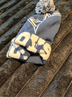 NFL Dallas Cowboys Blue and White Pom Beanie Hat thumbnail 4
