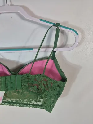 Pink Victoria's Secret Lace Push Up Bralette thumbnail 6