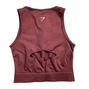 Sweat Seamless Midi Tank Maroon Women’s Size XS Athleisure Athletic thumbnail 4