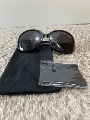 NIB Joopin Black Round Oversized Sunglasses thumbnail 2